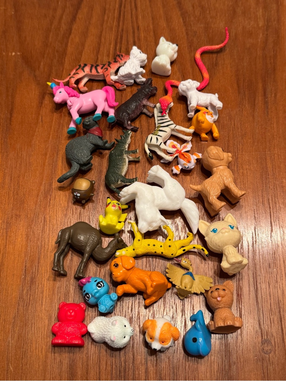 Mixed Mini Animal Toy Lot - Colorful Assortment